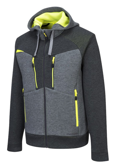 Portwest DX472 Zipped Hoodie Metal Grey