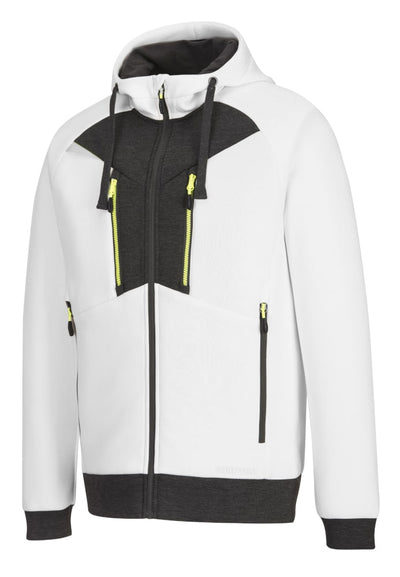 Portwest DX472 Zipped Hoodie White