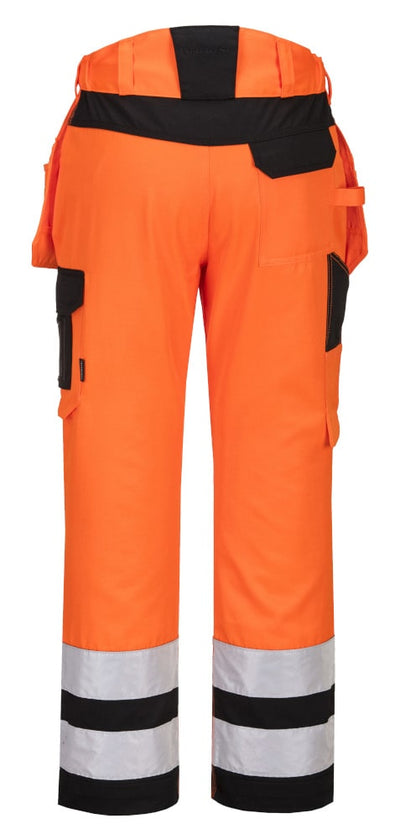 Portwest PW242 Hi Vis Holster Trouser Orange/Black