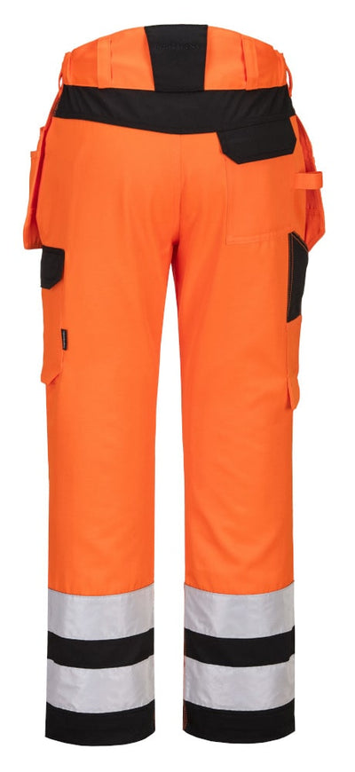 Portwest PW242 Hi Vis Holster Trouser Orange/Black