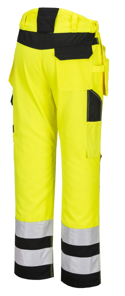 Portwest PW242 Hi Vis Holster Trouser Yellow/Black