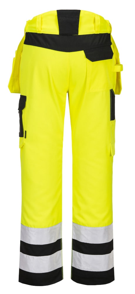 Portwest PW242 Hi Vis Holster Trouser Yellow/Black