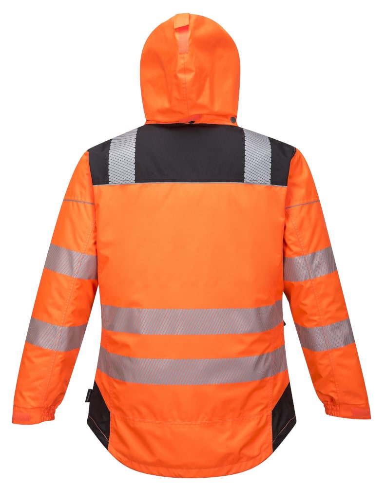 Portwest T400 PW3 Hi-Vis Winter Jacket Orange