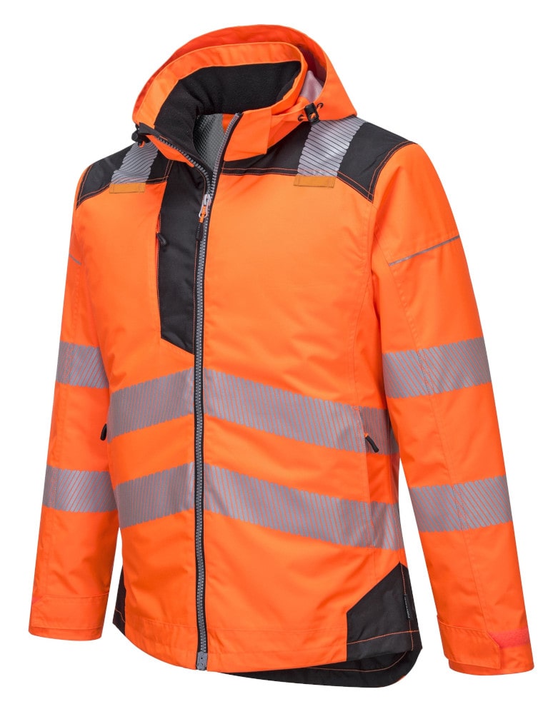 Portwest T400 PW3 Hi-Vis Winter Jacket Orange