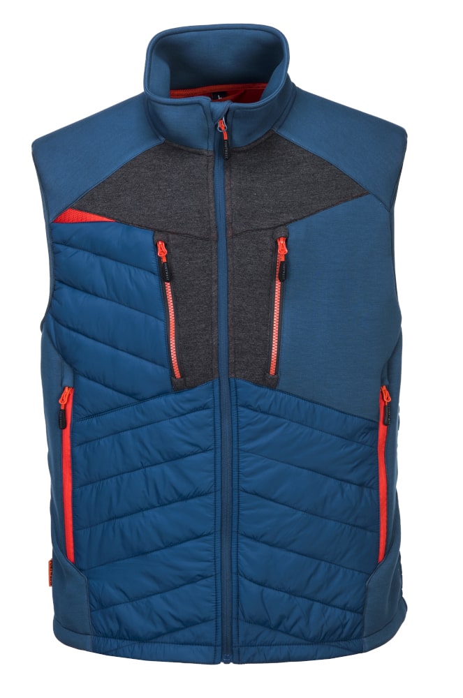 Portwest DX470 Hybrid Baffle Gilet Metro Blue