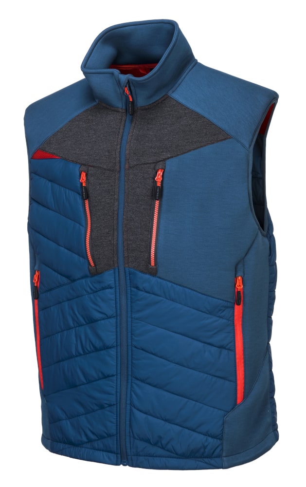 Portwest DX470 Hybrid Baffle Gilet Metro Blue