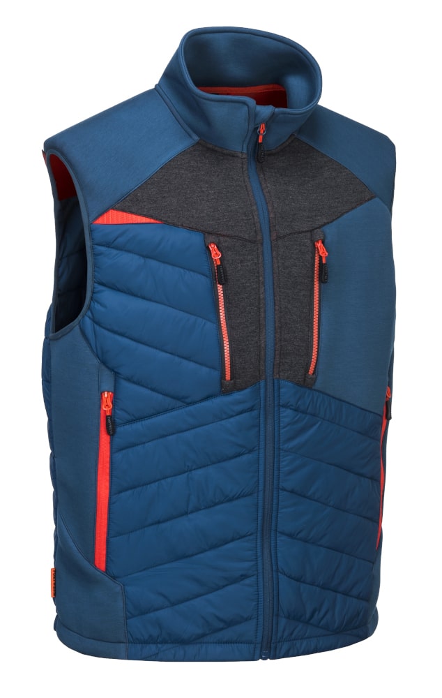 Portwest DX470 Hybrid Baffle Gilet Metro Blue