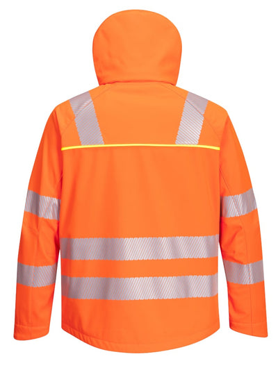 Portwest DX475 Hi-Vis Softshell Jacket Orange