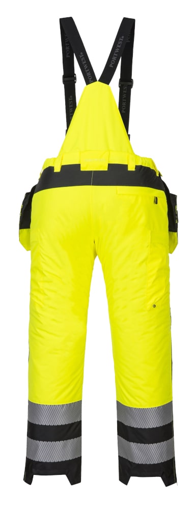 Portwest PW351 Hi-Vis Winter Trouser Yellow/Black