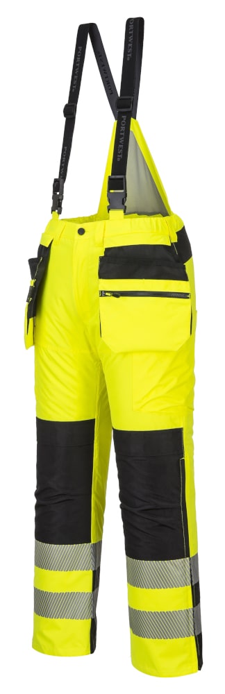 Portwest PW351 Hi-Vis Winter Trouser Yellow/Black