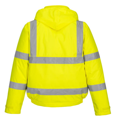 S463 - Hi-Vis Bomber Jacket Yellow