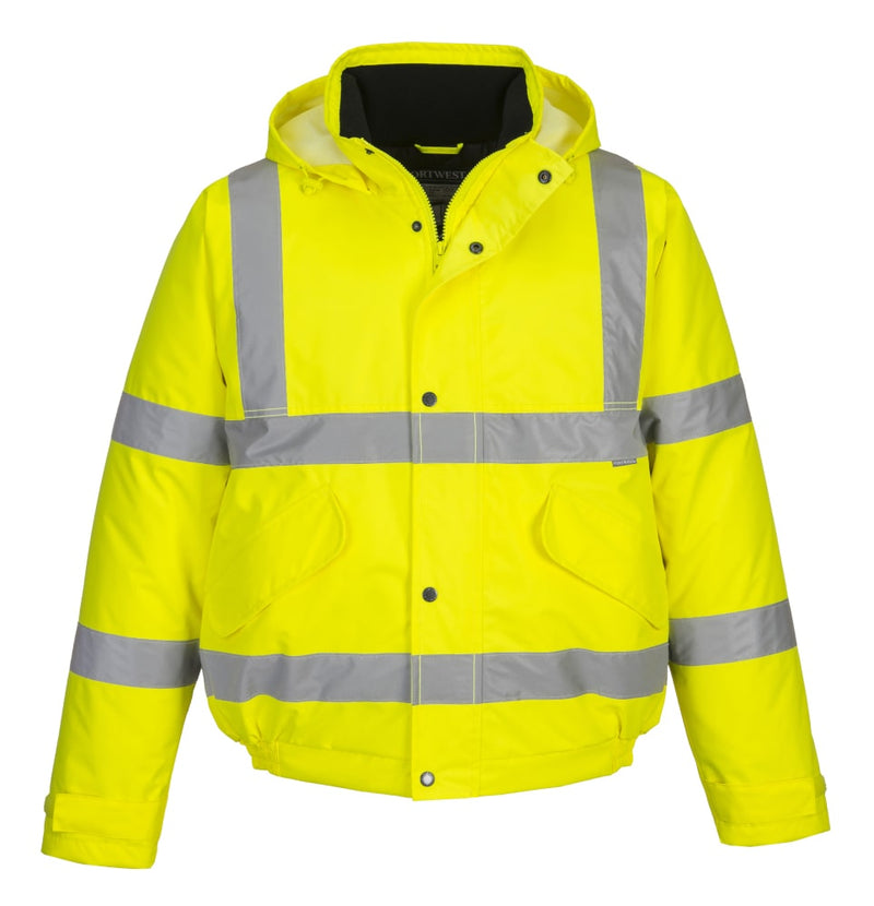 S463 - Hi-Vis Bomber Jacket Yellow