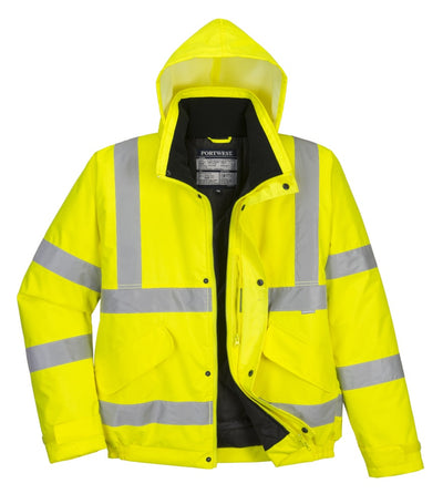 S463 - Hi-Vis Bomber Jacket Yellow