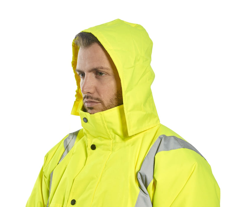 S463 - Hi-Vis Bomber Jacket Yellow