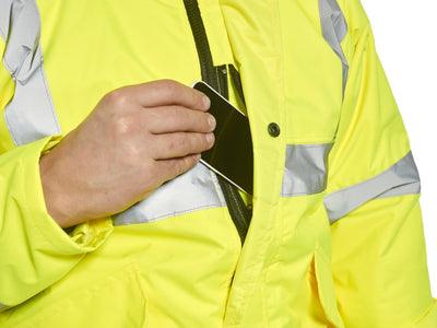 S463 - Hi-Vis Bomber Jacket Yellow